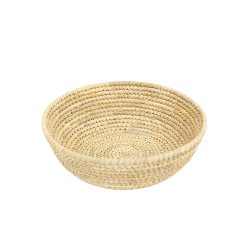 Afroart Natural Palm Basket - 24.5cm