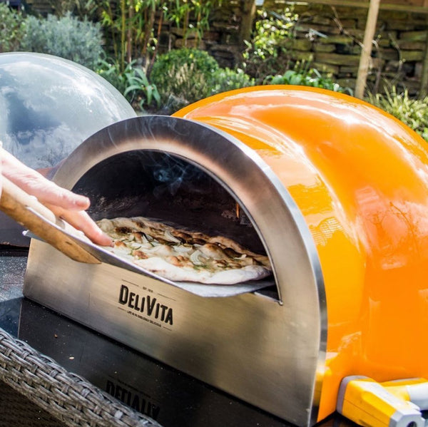 Delivita Wood-Fired Pizza/Oven - Orange Blaze | Chefs Collection