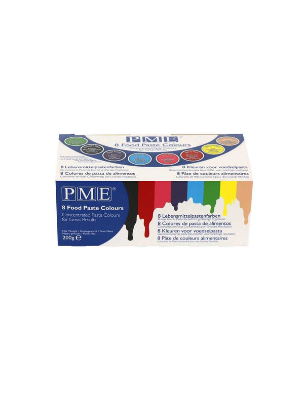 PME Concentrated Food Colouring Paste - Set of 8