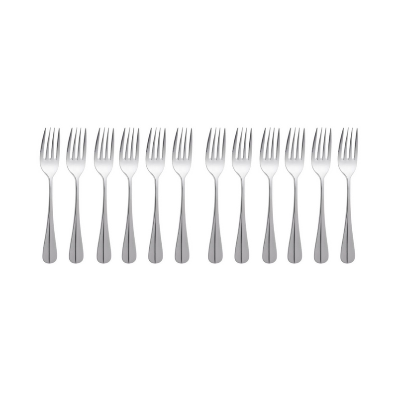 Set of 12 Pintinox Baguette Table Forks - Save 75%