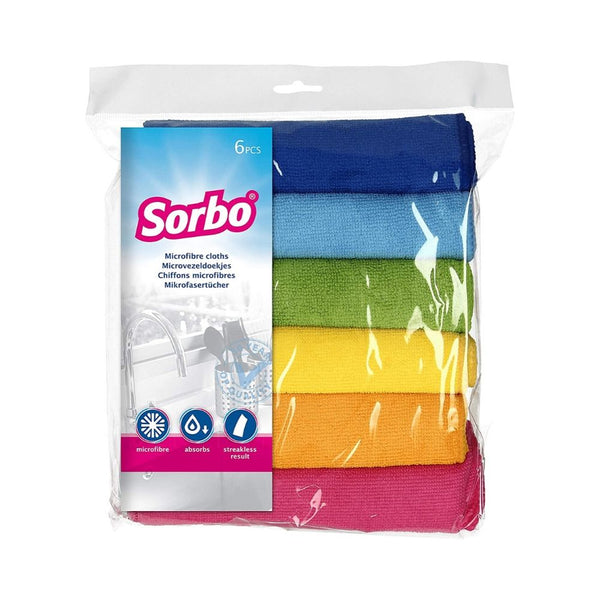 Sorbo Set of 6 Microfibre Cloths