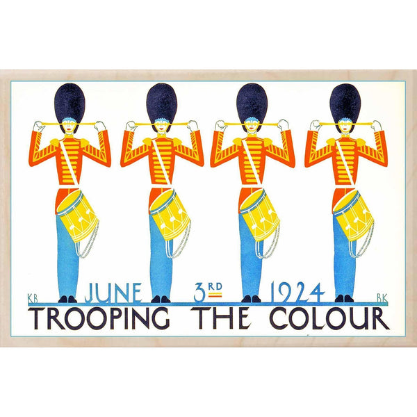 The Wooden Postcard Company Postcards - Trooping Birthday
