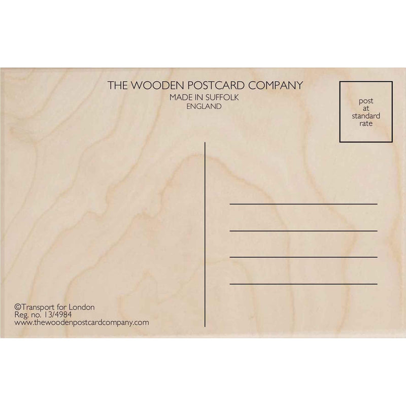 The Wooden Postcard Company Postcards - South Kensignton