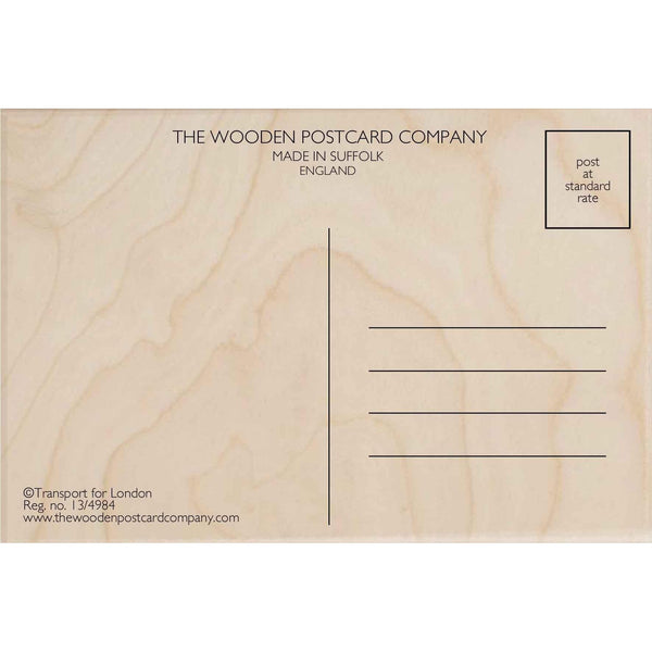 The Wooden Postcard Company Postcards - Visit London